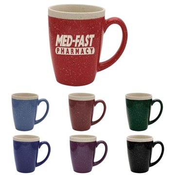 18 Promotional 16 oz Adobe Ceramic Mug - Deep Etched - Sandtone & ...