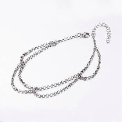 Tarnish Resistant 304 Stainless Steel Anklets