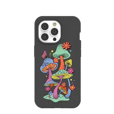 Black Magical Forest iPhone 14 Pro Case