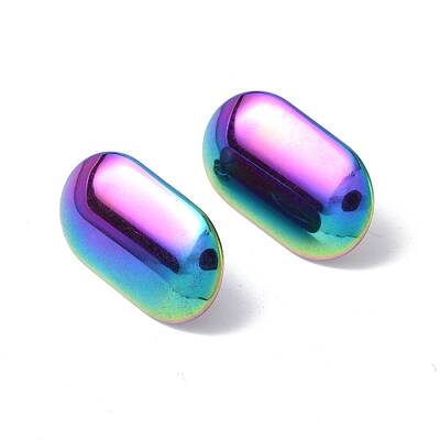 Ion Plating(IP) 304 Stainless Steel Stud Earring Findings