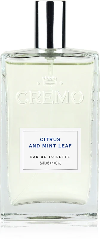 Cremo Spray Cologne Citrus and Mint Leaf Eau de Toilette for Men 100 ml