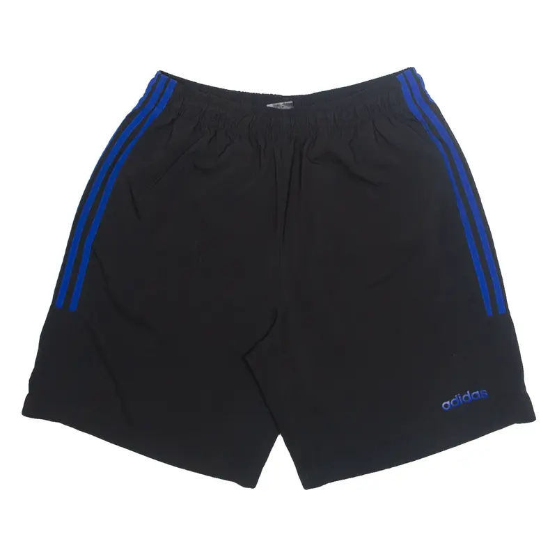 ADIDAS Mesh Lined Mens Sports Shorts Black L W30