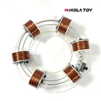 NIKOLATOY High tech electromagnetic coil accelerator(6-coil high-performance version)