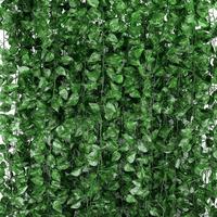 Artificial Ivy Vine, 12pcs/set Fake Ivy Leaf Garland, Tropical Fake Plants, Hanging Ivy Plants for Room Garden Office Wedding...