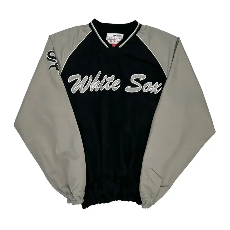 White Sox Mlb Windbreaker - Medium Black Polyester