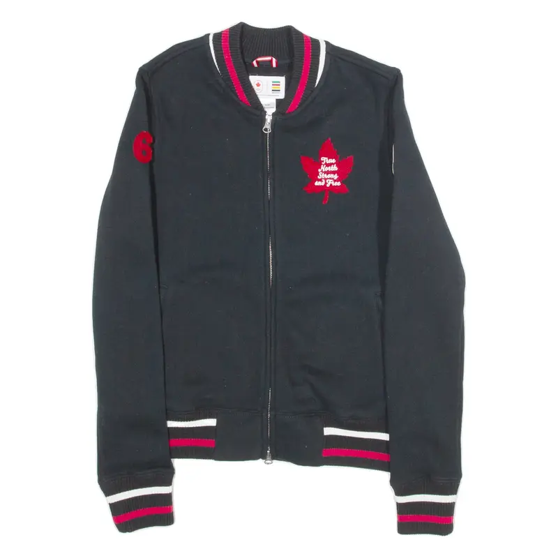 HUDSON'S BAY Canada Womens Track Jacket Black M
