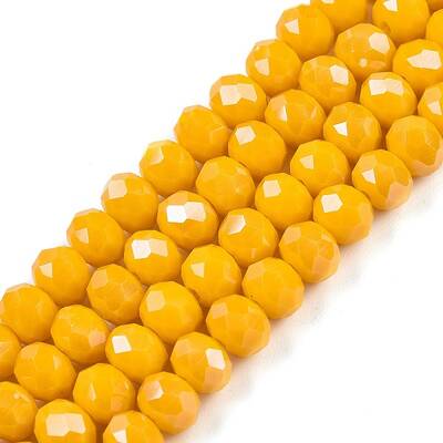 Electroplate Glass Beads Strands