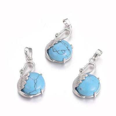 Synthetic Turquoise Pendants