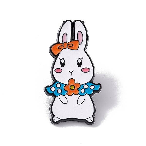 Easter Theme Rabbit Enamel Pin