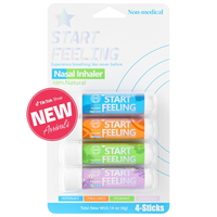 Nasal Stick,Free Your Nose,Featured on SharkTank,Powerful Essential Oils with Vapor Flow Technology,Breathe In Life.