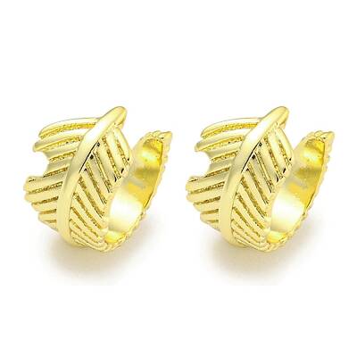 Brass Cuff Earrings