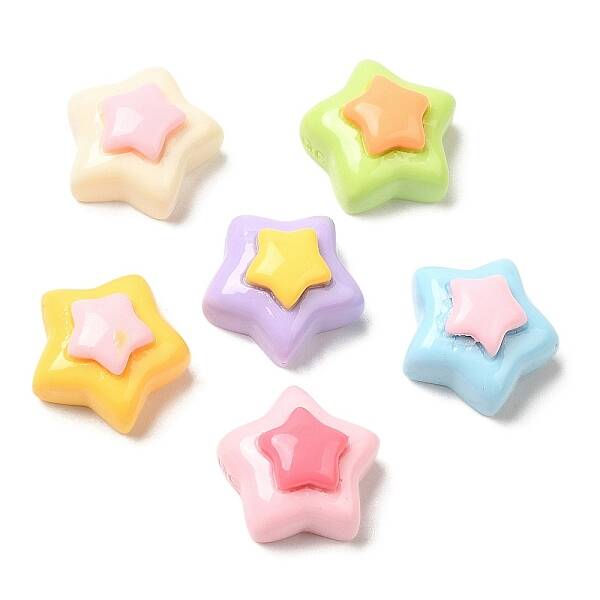 Cartoon Opaque Resin Cabochons