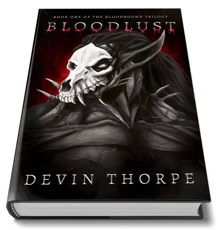 Signed Bloodlust Hardcover: A Werewolf & Vampire Grimdark Fantasy