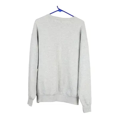 Mega International Fruit Of The Loom Graphic Sweatshirt - XL Grey Cotton Blend