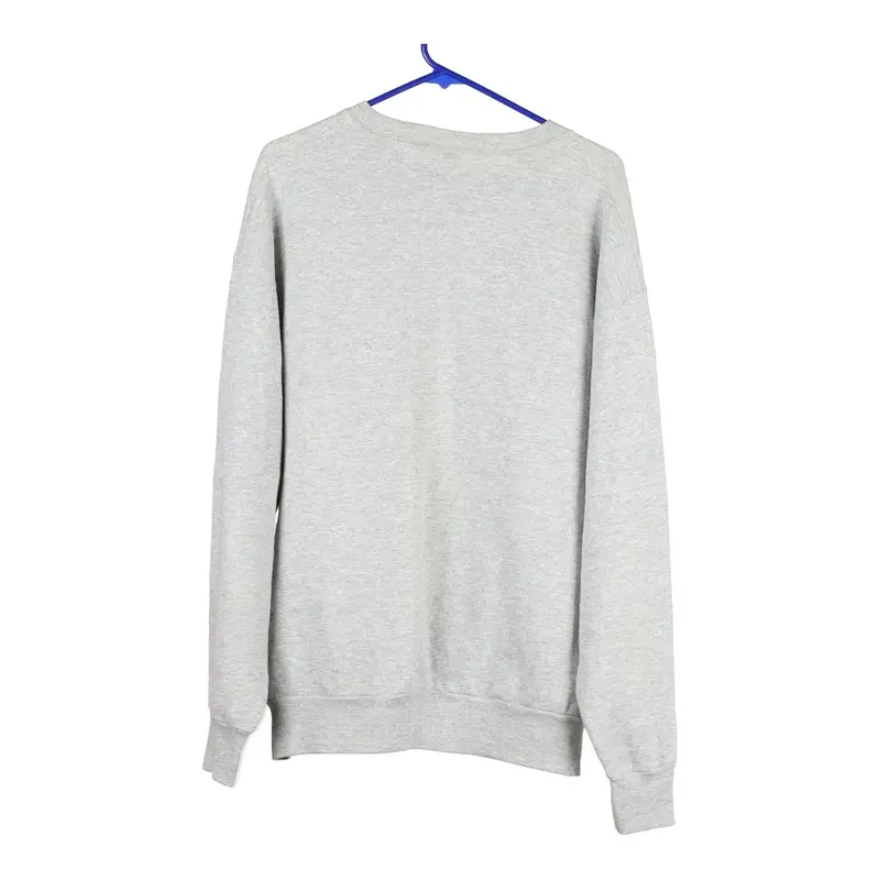 Mega International Fruit Of The Loom Graphic Sweatshirt - XL Grey Cotton Blend