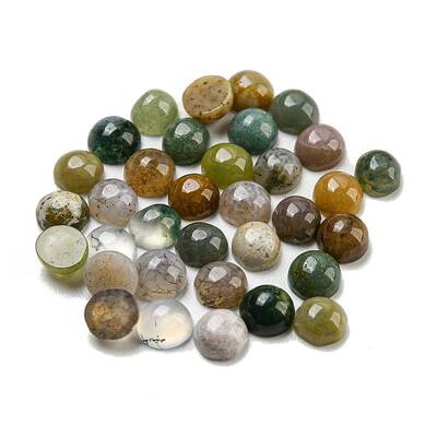 Natural Indian Agate Cabochons