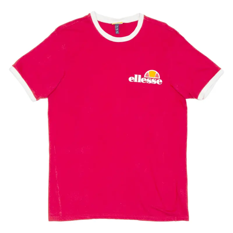 ELLESSE Mens T-Shirt Red M