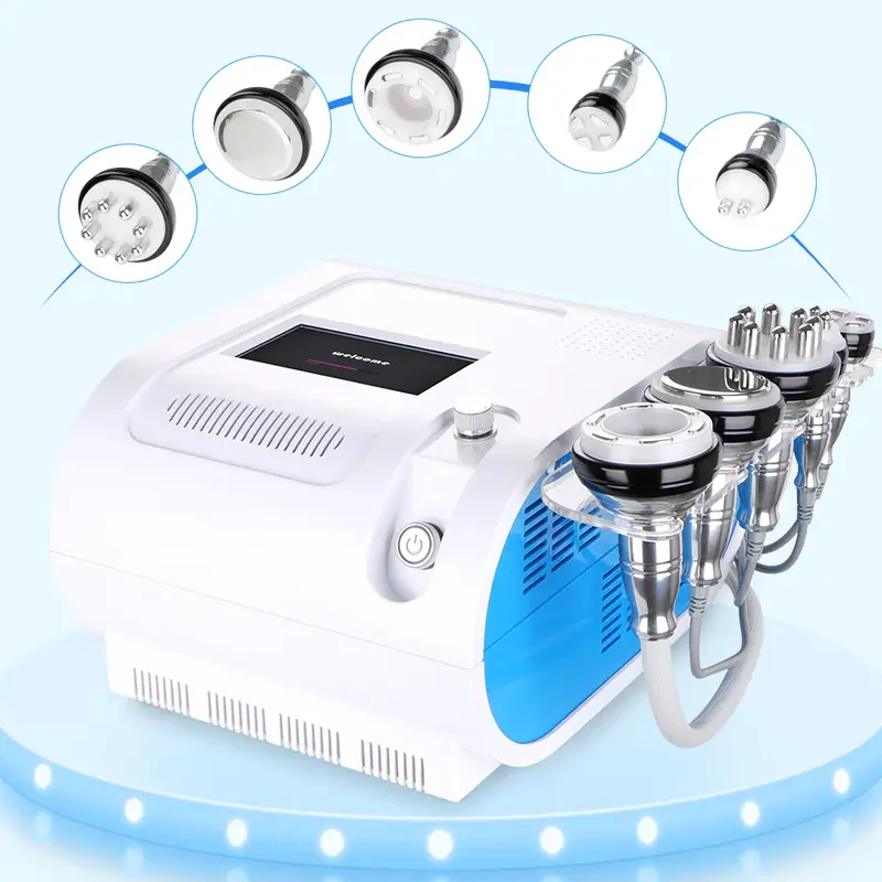 5 in 1 Unoisetion Cavitation Vacuum Sextupolar 3D Smart RF Photon Therapy Fat Loss for Spa Salon Studio Home Use | YH-5414