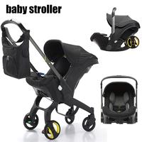 Folding Newborn Stroller With A Bag, Cotton Seat Cushion, the Push Rod can be Adjusted Up, Down, Forward And Backward,Shoppin...
