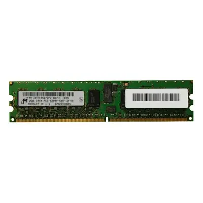 Micron MT18HTF25672PZ-667H1 | 2GB DDR2-667MHz PC2-5300 ECC Registered RDIMM CL5 1Rx4 1.8V 240-Pin Memory Module