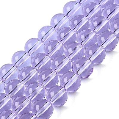 Transparent Glass Beads Strands