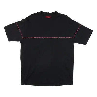 HUGO BOSS Mens T-Shirt Black M