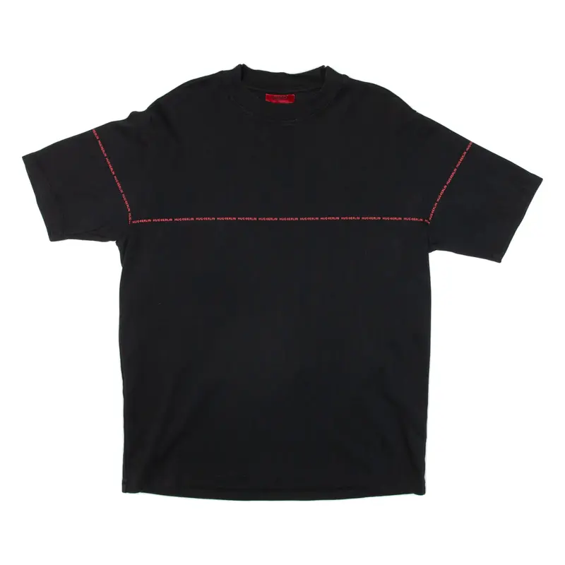 HUGO BOSS Mens T-Shirt Black M
