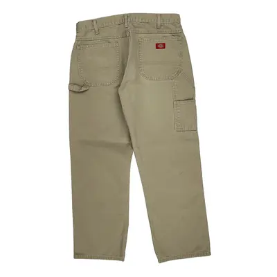 Dickies Carpenter Trousers - 36? Waist Beige Cotton