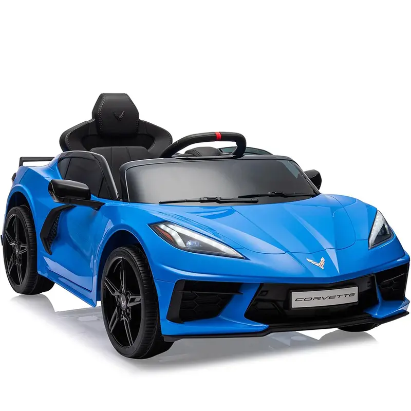 Garvee Ride - P Series: 12V Kids Ride on Car Licensed Corvette Battery Powered Car Toddles Electric Sports Car Toy with Remot...