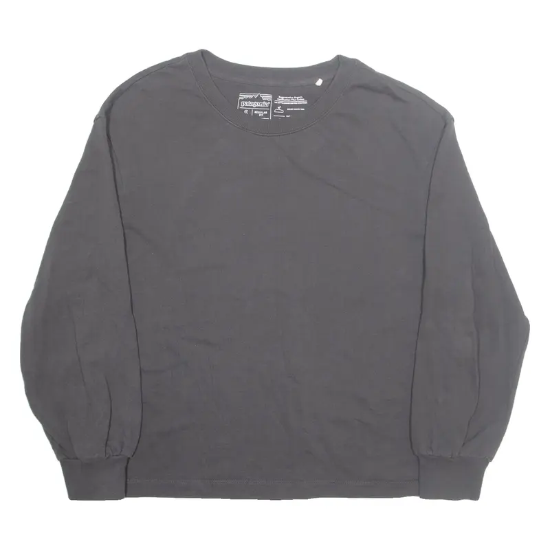 PATAGONIA Lightweight Mens Sweatshirt Grey Crew Neck S