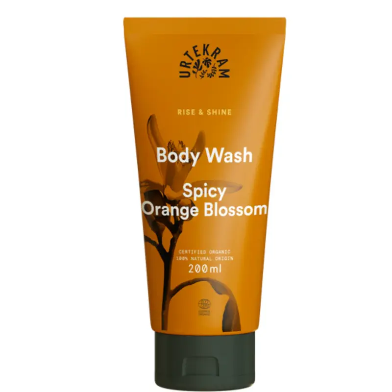 Urtekram Spicy Orange Blossom Shower Gel, 200 ml