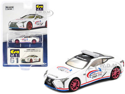 Lexus LC500 Safety Car White IMSA WeatherTech 240 at Daytona 1st Special Edition Limited Edition to 960 pieces 1/64 Diecast M...