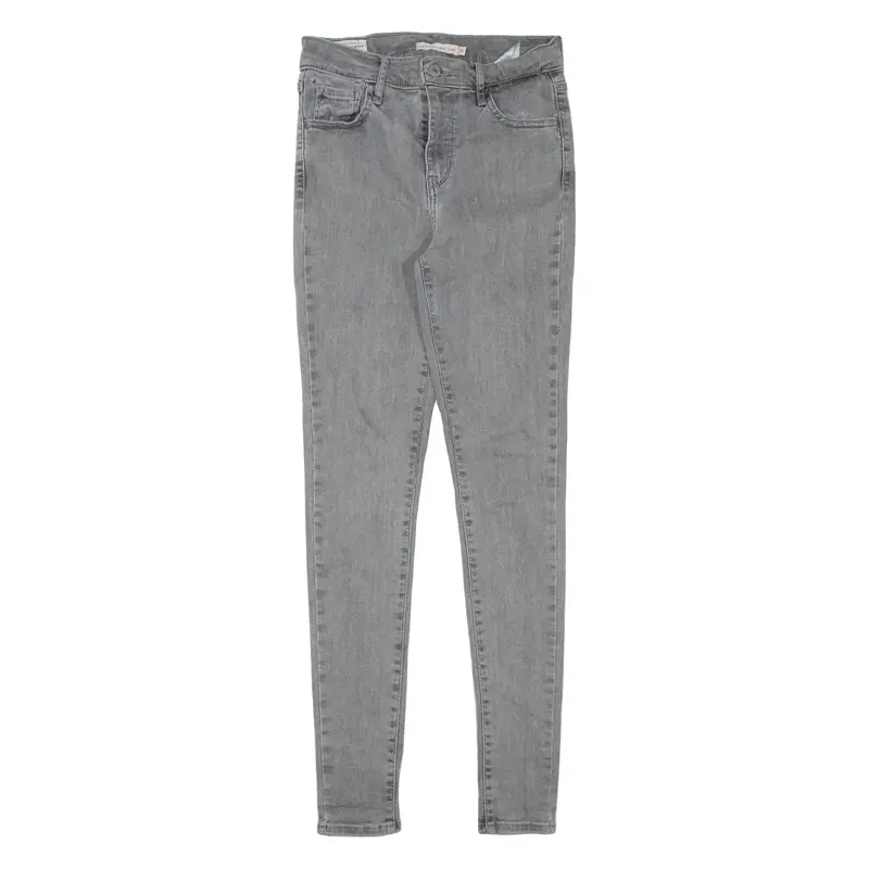 LEVI'S 720 High Rise Womens Jeans Grey Regular Skinny W26 L30
