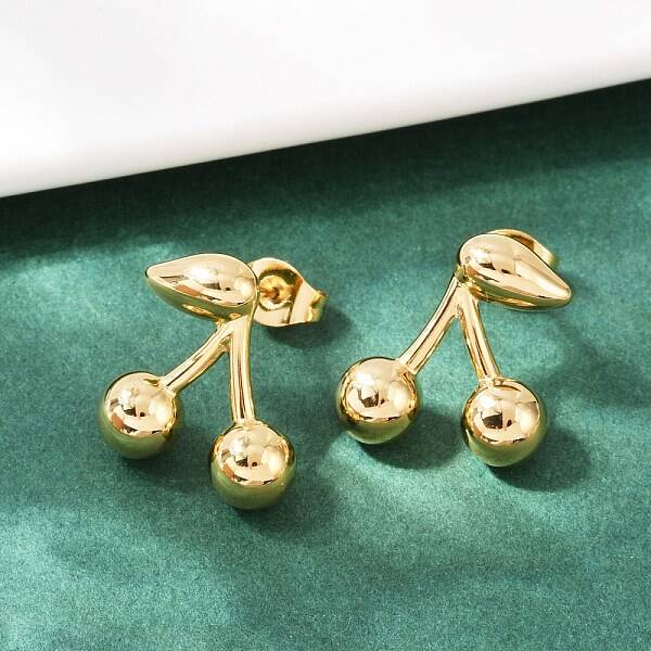304 Stainless Steel Stud Earrings