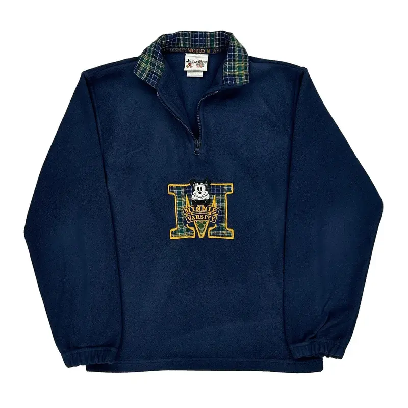 Age 14 Disney 1/4 Zip - XL Navy Polyester