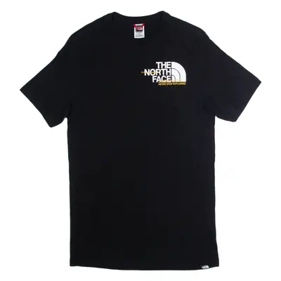 THE NORTH FACE Mens T-Shirt Black Crew Neck XS