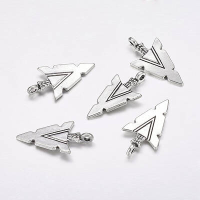 Tibetan Style Alloy Triangle Pendants