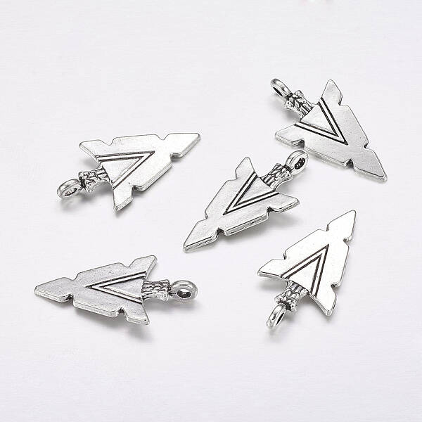 Tibetan Style Alloy Triangle Pendants