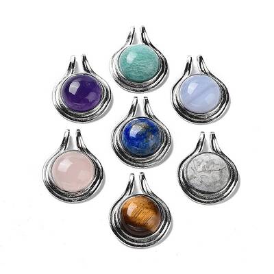 Natural Mixed Stone Pendants