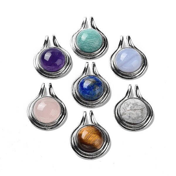 Natural Mixed Stone Pendants