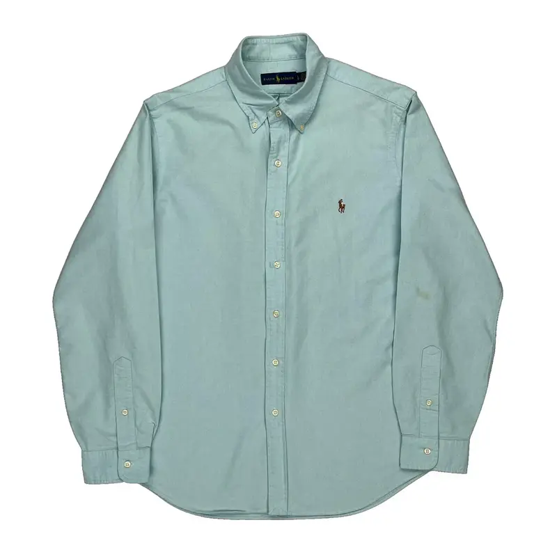 Ralph Lauren Shirt - Large Green Cotton
