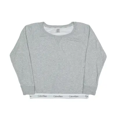 CALVIN KLEIN Sleepwear Sweatshirt Grey Womens L