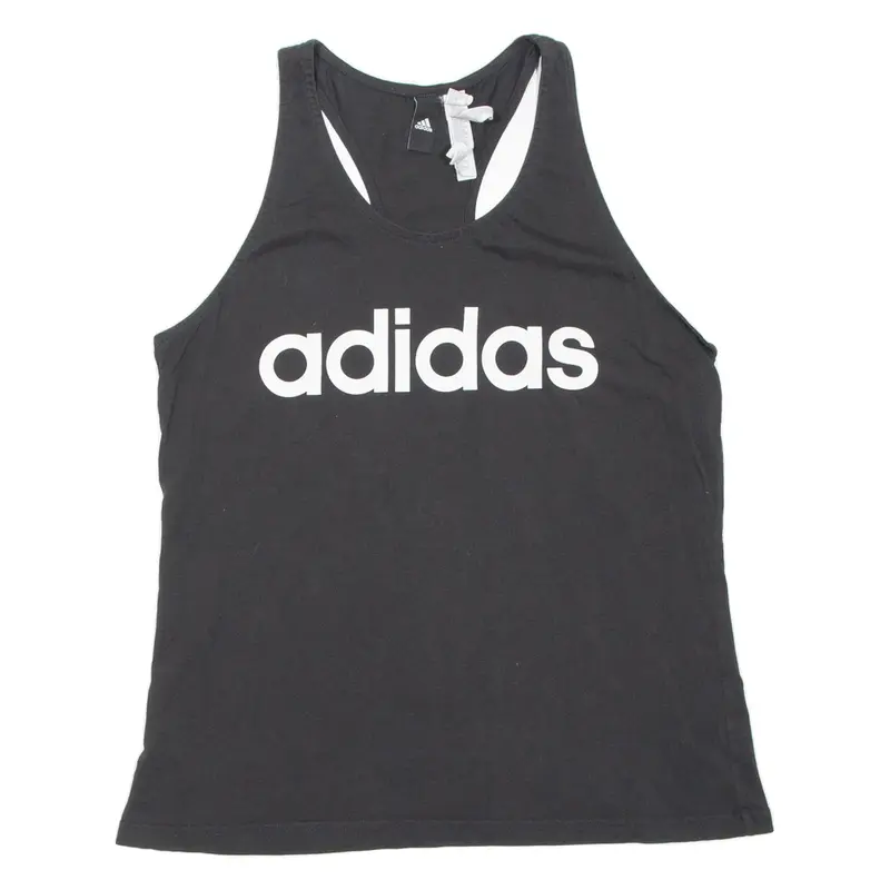ADIDAS Womens Vest Black Sleeveless XL