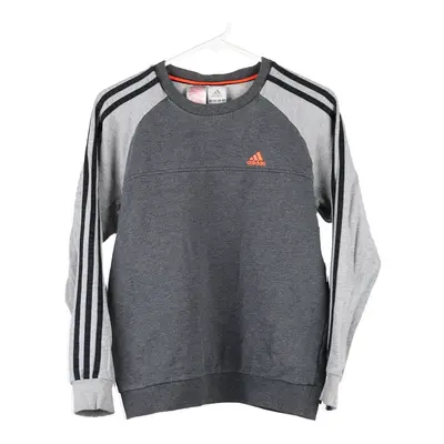 Age 13-14 Adidas Sweatshirt - Large Grey Cotton