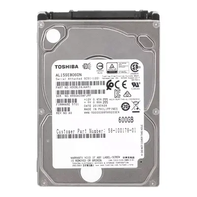 58-100178-01 Cisco 600GB 12Gb/s SAS 10000 2.5-inch Hard Drive