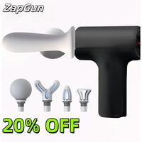 Electric Muscle Massager, Handheld Neck, Back & Full-Body Massager with 5 Replaceable Heads  – Ideal for Home & Travel, Per...