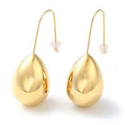 PVD Vacuum Plating 304 Stainless Steel Dangle Earrings