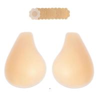 2025 Added Lift Ultra Thin Seamless Nipple Covers Push up Sticky Adhesive Bras Silicone Pasties for Women  Solid straplessbra...