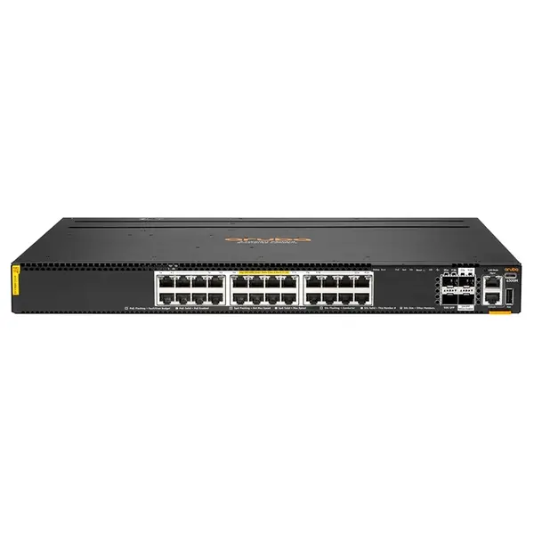 HP R8S89-61001 | Aruba CX 6300M Series 24-Ports 10GBase-X SFP+ PoE Class 6 2-Ports 50GBase-X SFP56 2-Ports 25GBase-X SFP28 L...