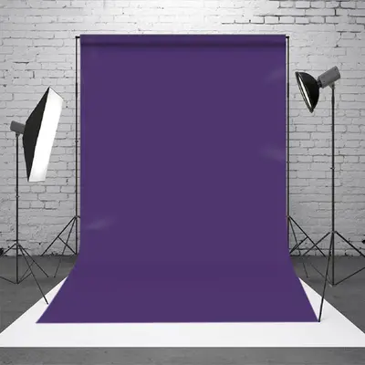 Professional Solid Purple Portrait Photography Backdrop - Aperturee